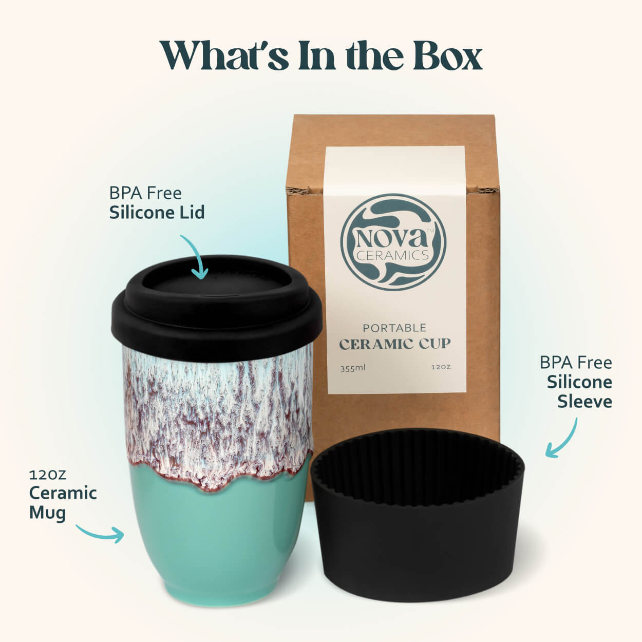 Handmade Ceramic Mug | Nova Ceramics' Large Coffee Mug