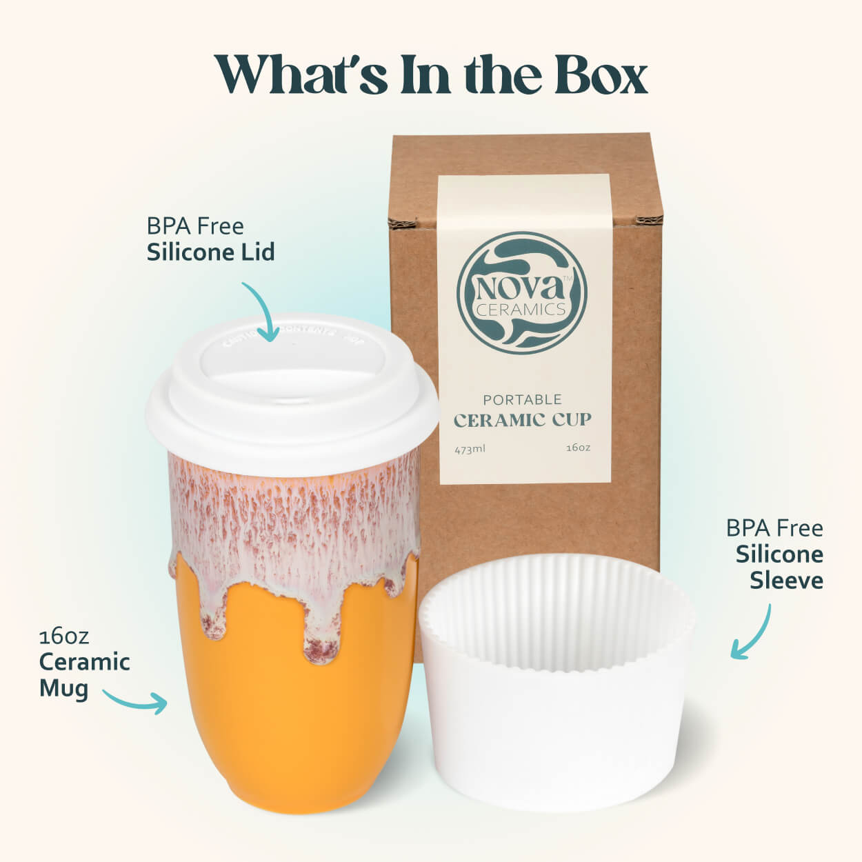 Grapefruit Cup 16oz – Nova Ceramics
