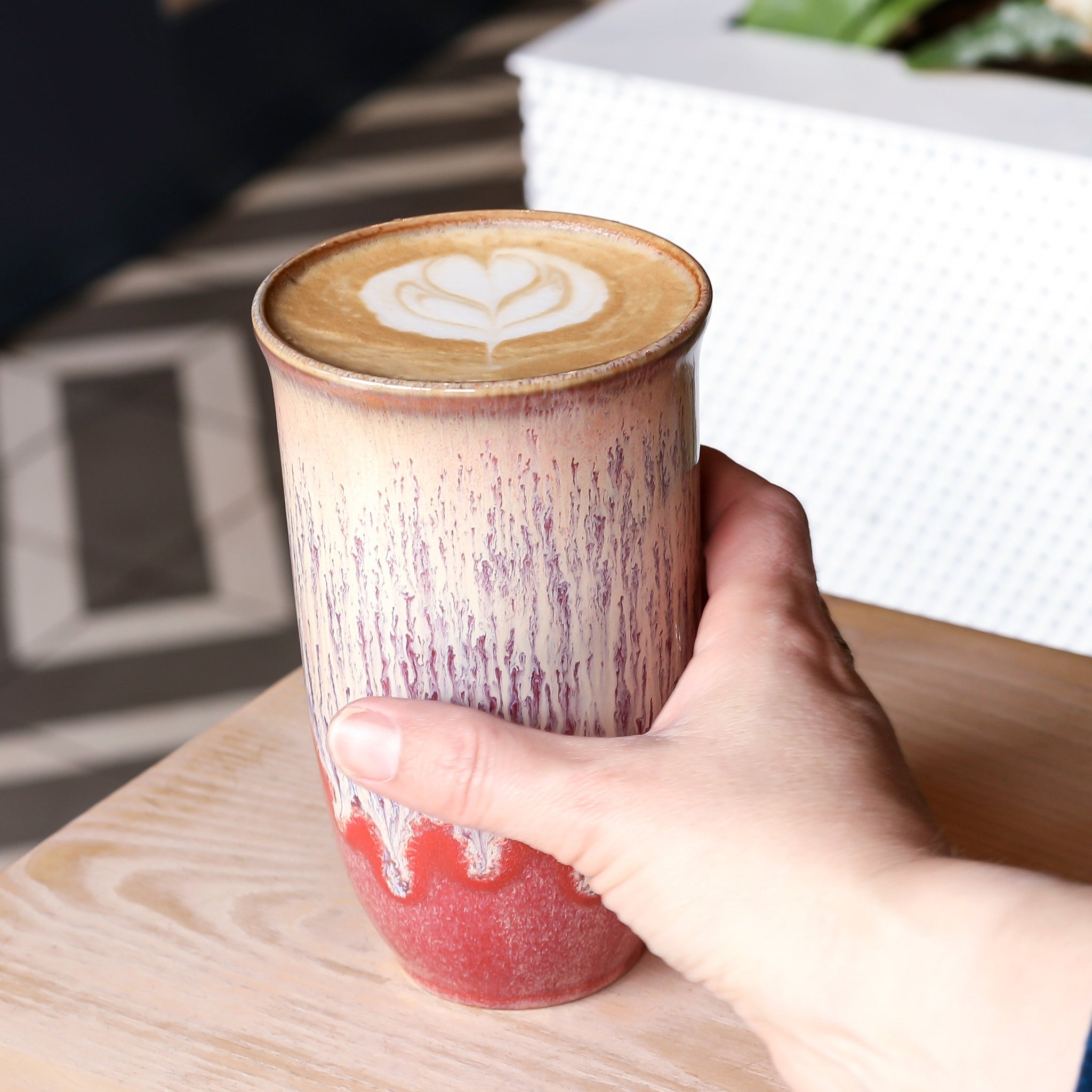 Jupiter Cup 16oz with Lid & Band | Nova Ceramics