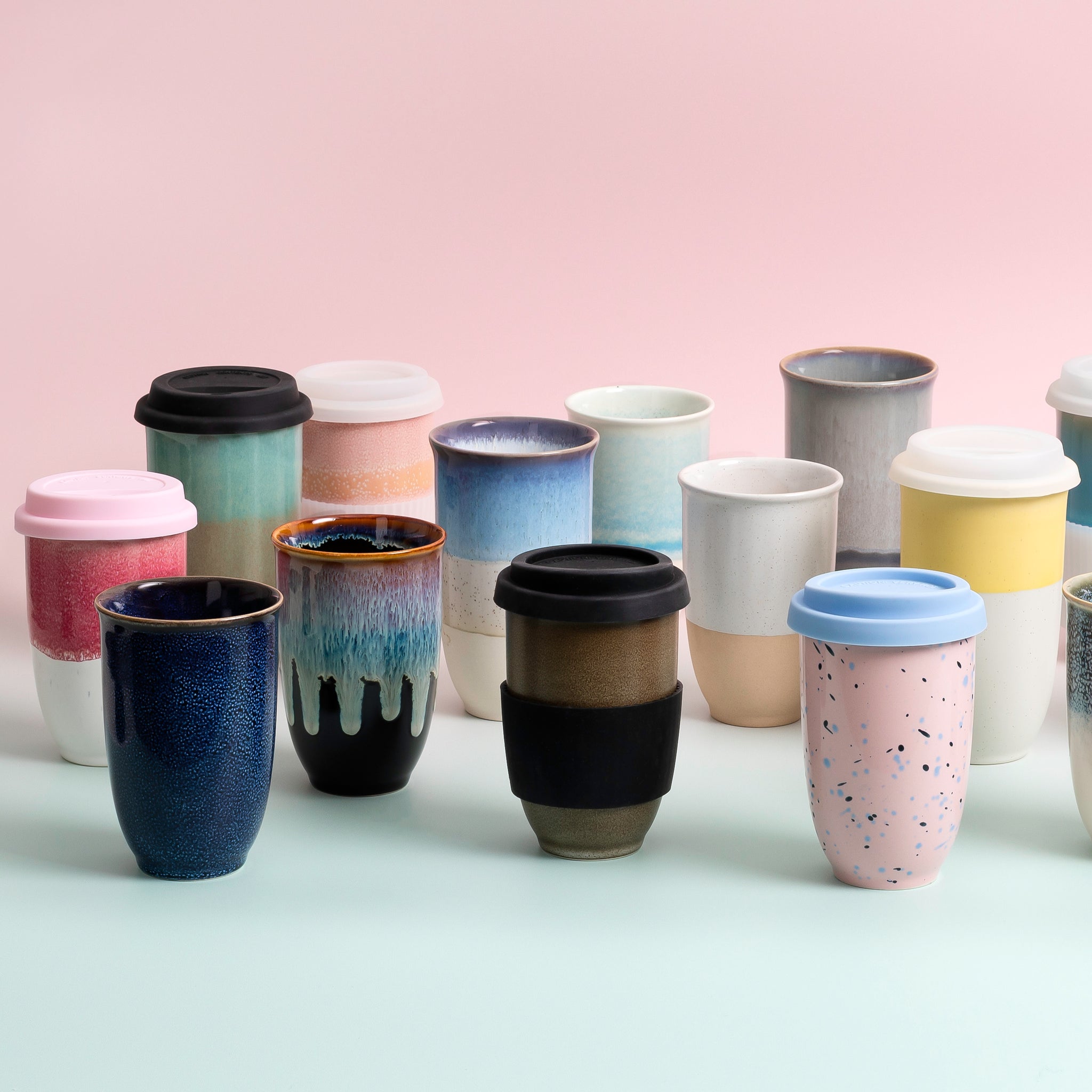 Travel Coffee Mug with Lid - Nova Ceramics