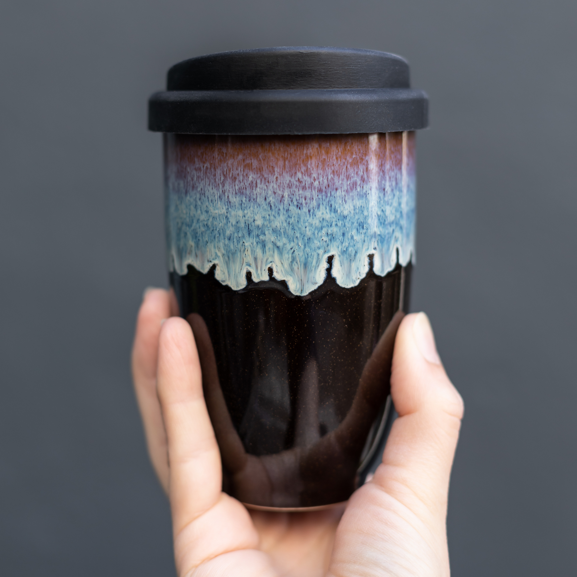 NOVA CERAMICS 12oz Travel Coffee Mug - Unique